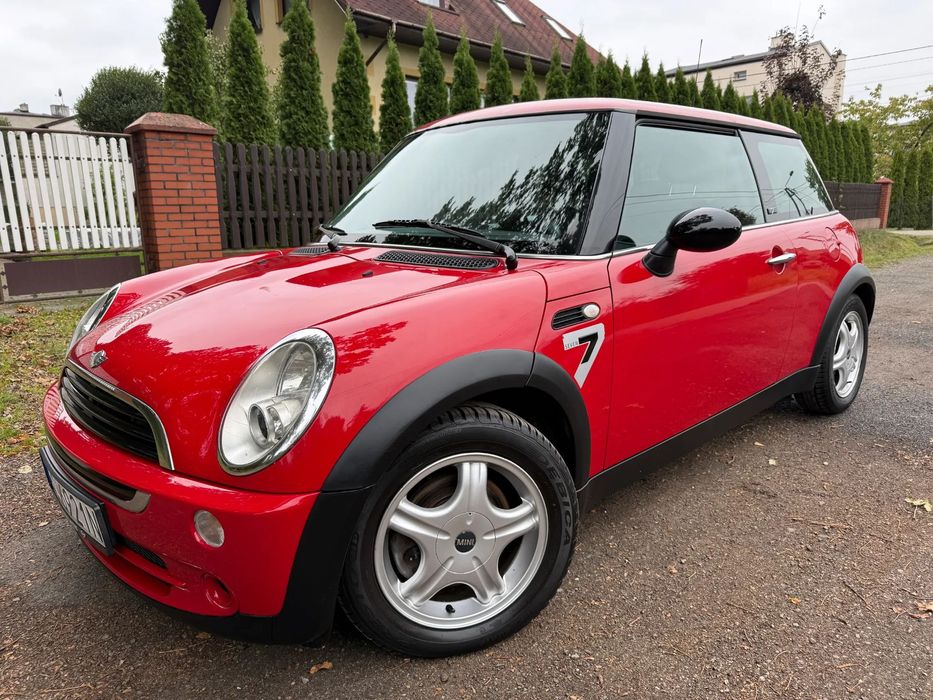 MINI ONE Promocja Okazja 1.6 benzyna Krwisto czerwony Klima