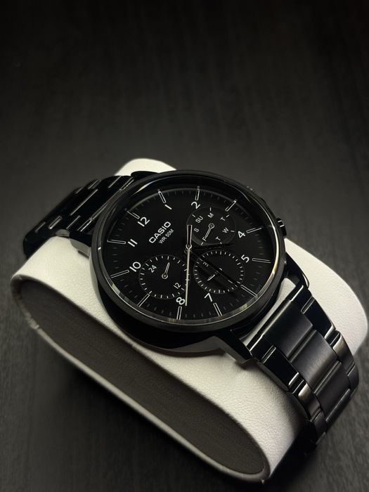 Чоловічий годинник Casio MTP-E321B-1A оригинал мужски часы касио