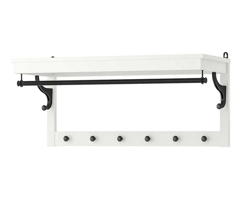 Wieszak z półką Hemnes