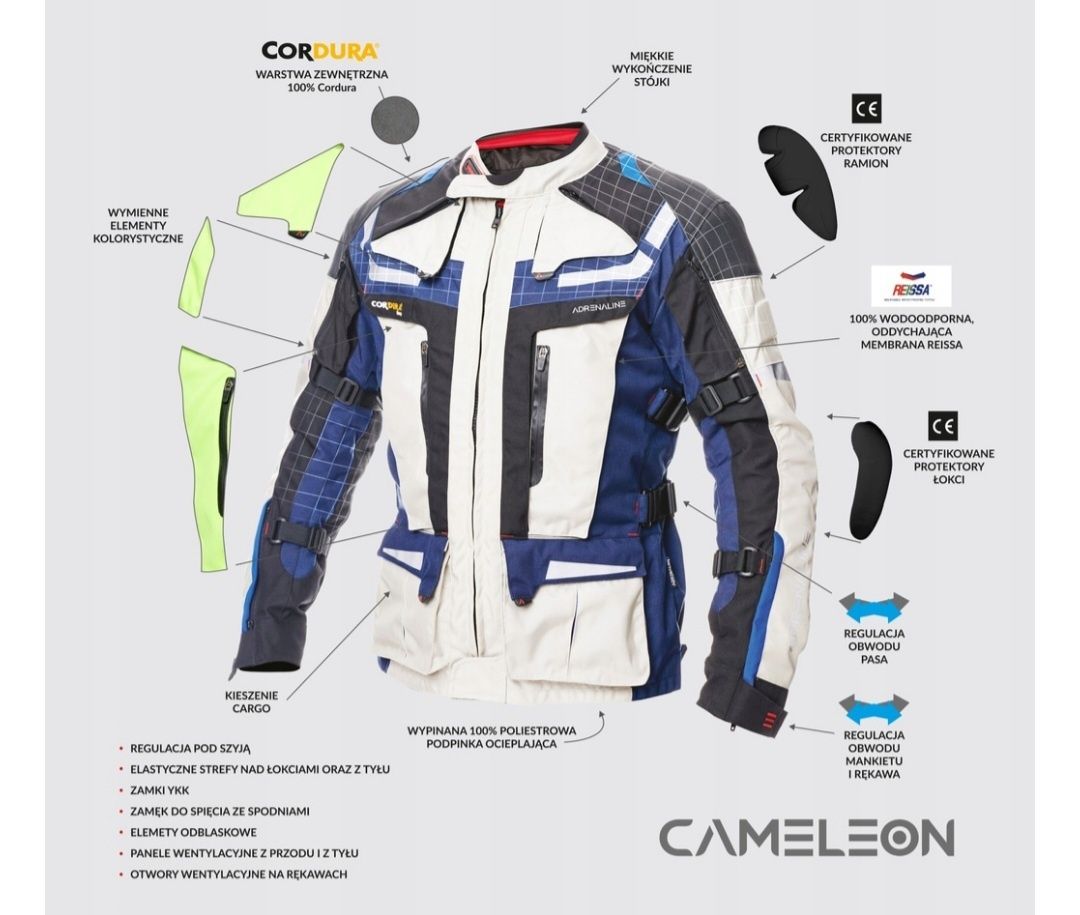 Strój motocyklowy Adrenaline Cameleon  2.0 ppe.