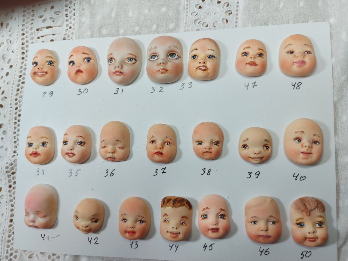 Личико для ватной игрушки