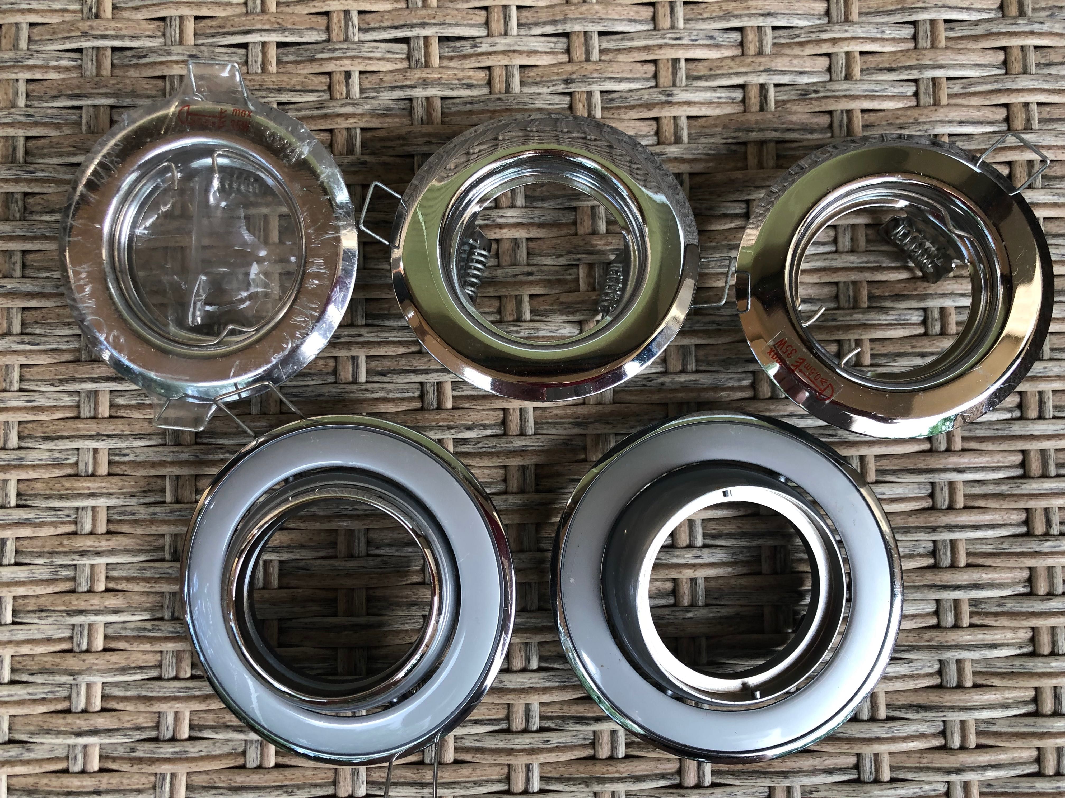 Lampy wpuszczane w sufit, Oczko halogenowe 4szt
