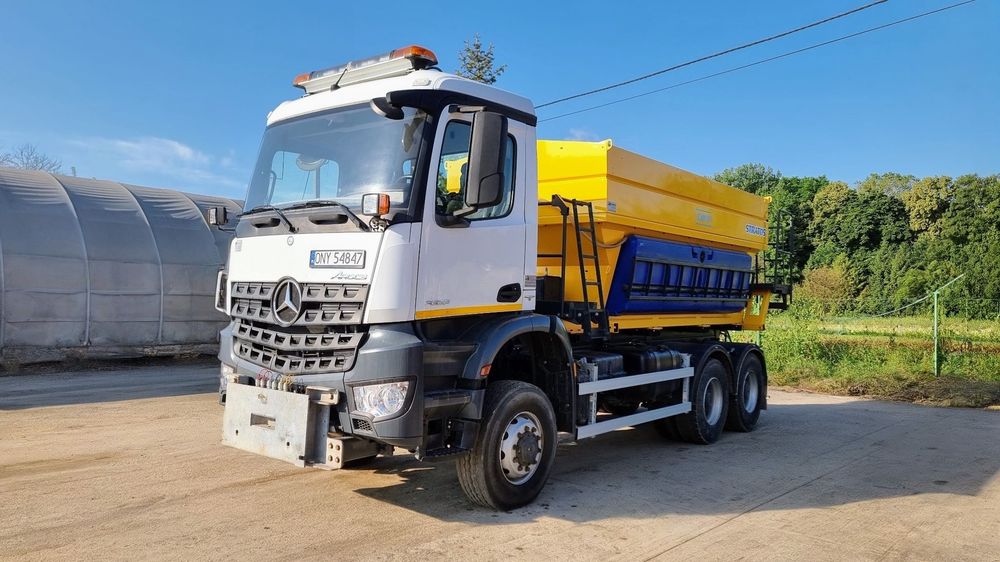 Mercedes-Benz AROCS 3333 6x6  MB AROCS 3333, 6x6 Euro VI piaskarka Schmidt 12m3