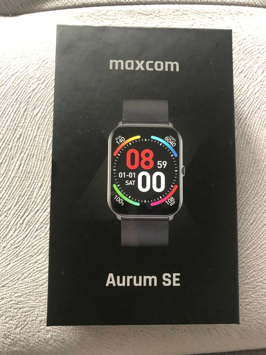 Smartwatch Maxcom FW 36 Aurum SE black nowy