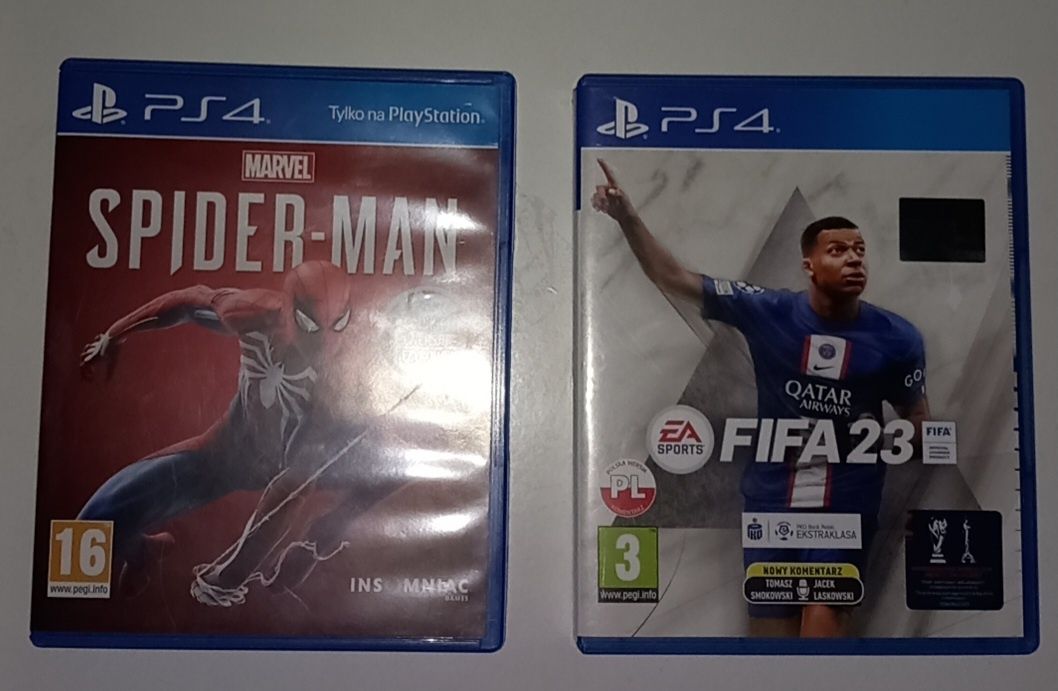 Gry PS4 [ Spider-Man , FIFA 23 ]