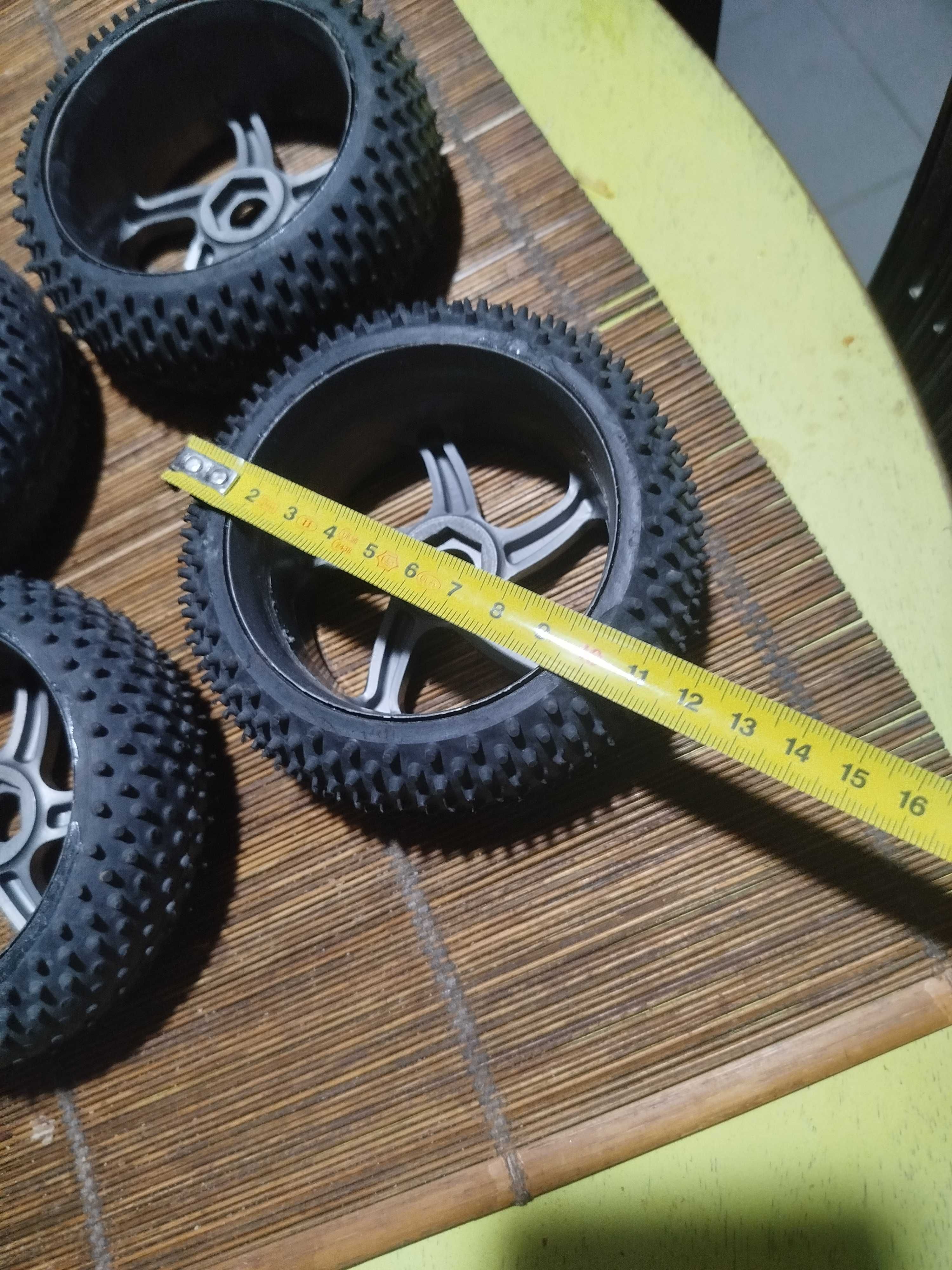 Jantes e pneus colados R/C escala 1/5 1/6 com 24mm porca hexagonal
