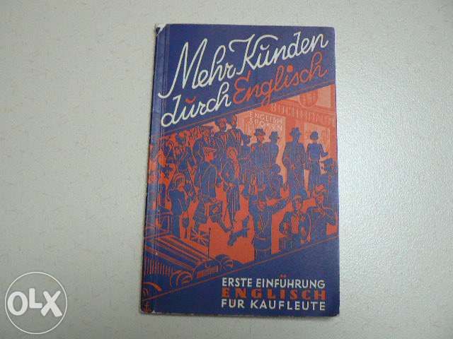 1933 rok. I wydanie . Rozmówki dla NIEMCÓW z ANGIELSKIEGO . MUENCHEN