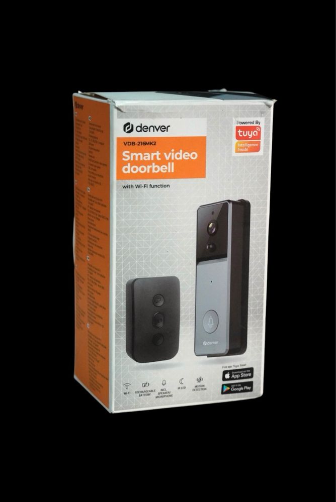 Wideofon dzwonek z kamerą Wi-Fi domofon Denver DVB-216MK2 doorbell