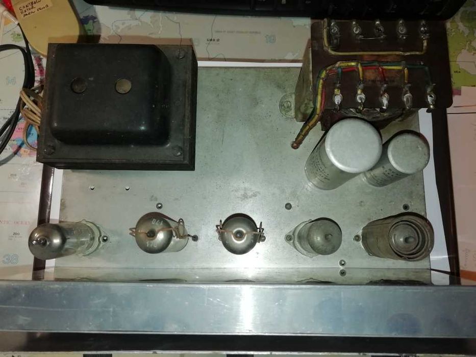 Sintonizador a válvulas Allied Radio Knight KF-65 AM-FM Mon Tube