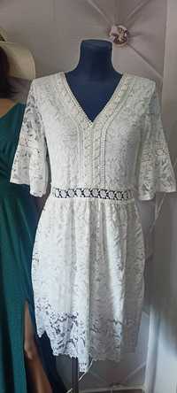 Biała sukienka rozmiar 40