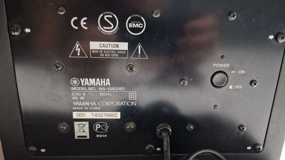 sistema de som surround de cinema em casa NS-P285 Yamaha