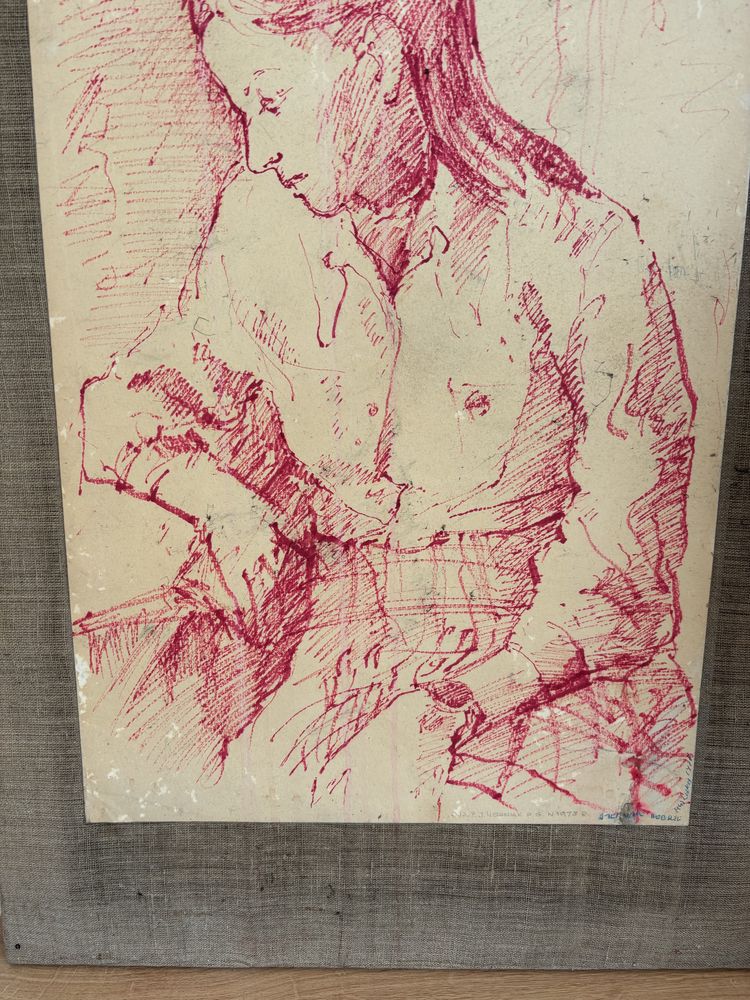 Rysunek, grafika 1972r. ładnie się prezentuje Polecam