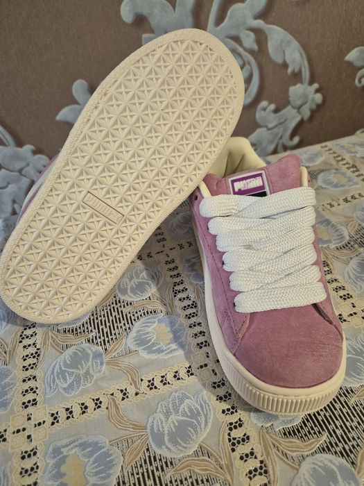 Жіночі кросівки Puma Suede XL  Рожеві