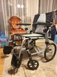 Wózek inwalidzki transportowy