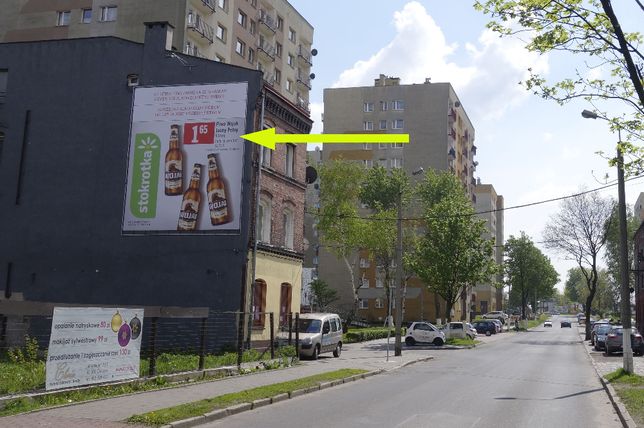 Powierzchnia Reklamowa 30m2, Reklama na budynku - Chorzów