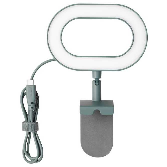 Lampa pierścieniowa do laptopa LED USB C IKEA STÄNKREGN