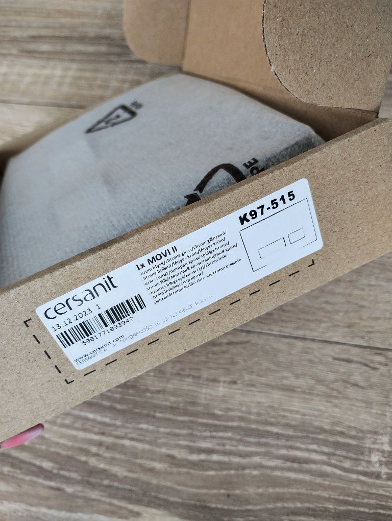 Cersanit - przycisk spłukujący Movi II chrom. Nowy!