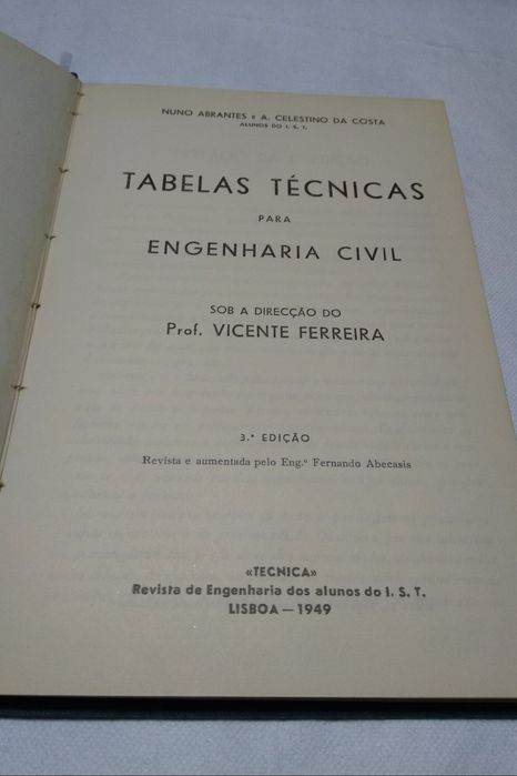 Tabelas Técnicas (de: Vários)