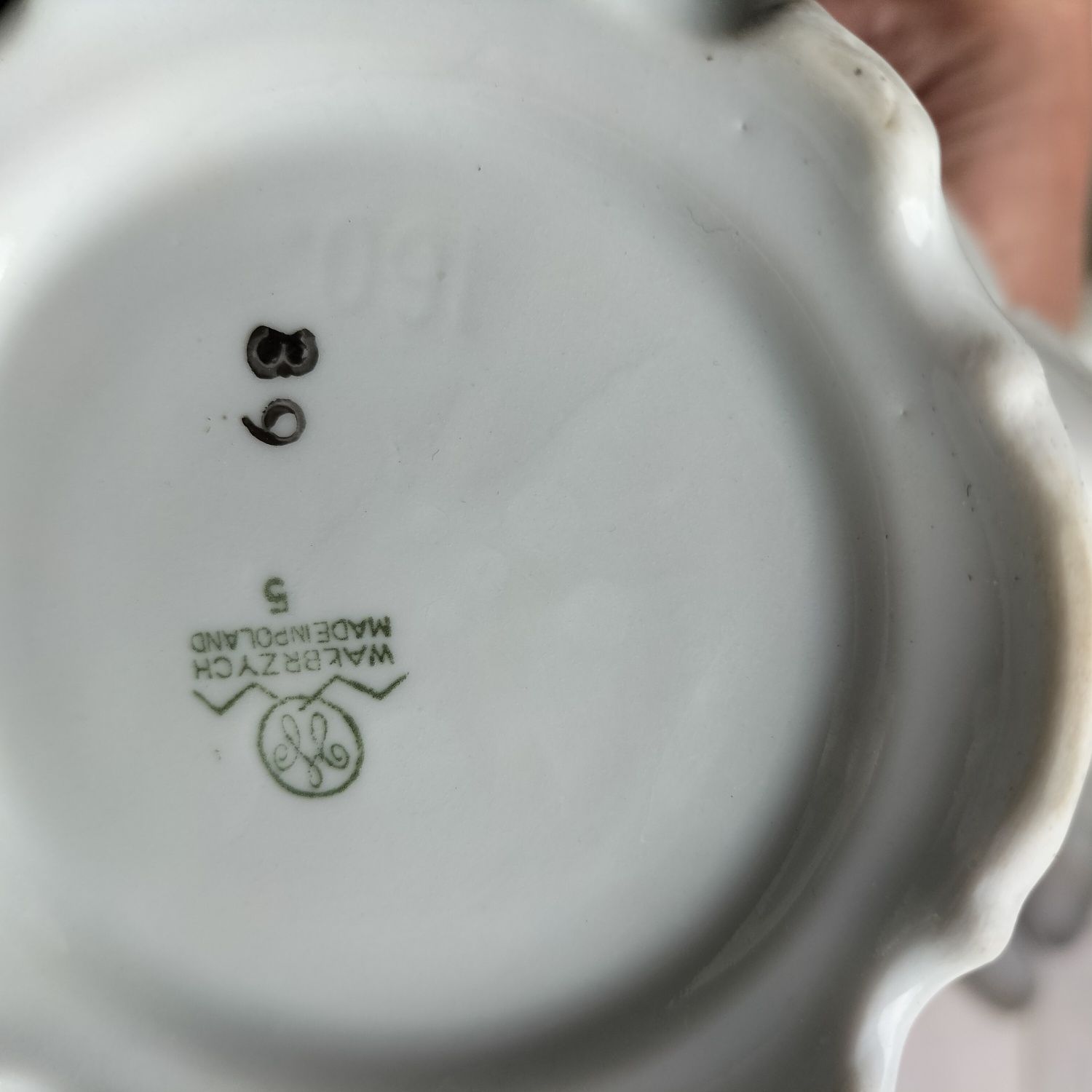 Serwis kawowy 6 osobowy porcelana Wałbrzych