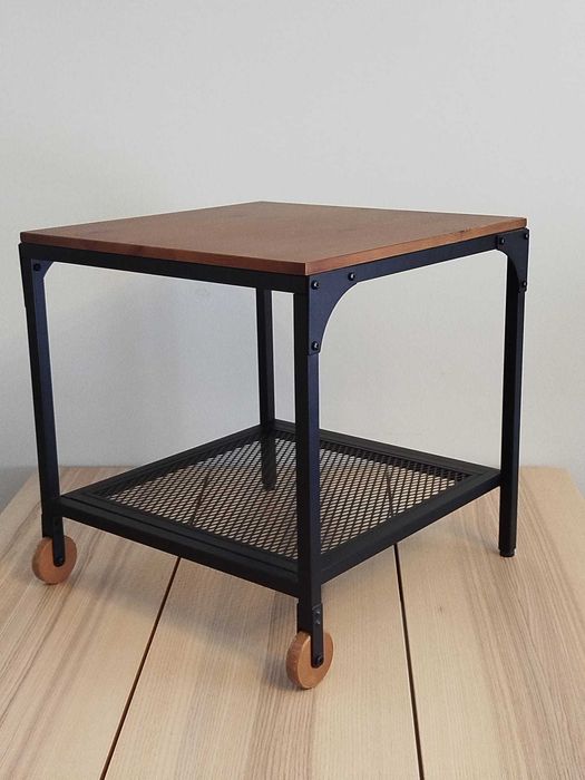 FJÄLLBO mesa apoio rodas/mesa cabeceira 45x45cm