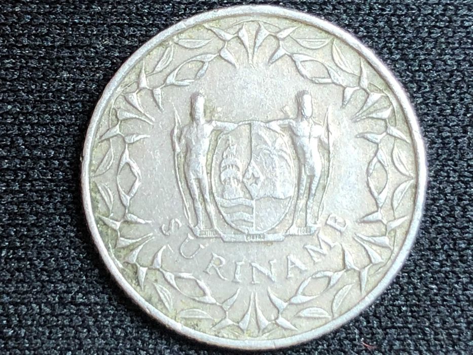 Lote de 2 Moedas 10 Cents Suriname