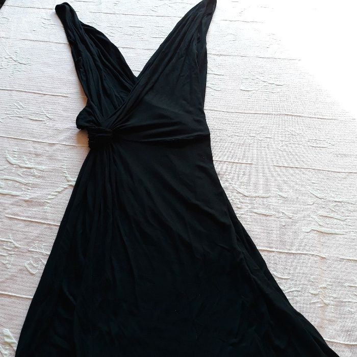 Vestido preto Mango
