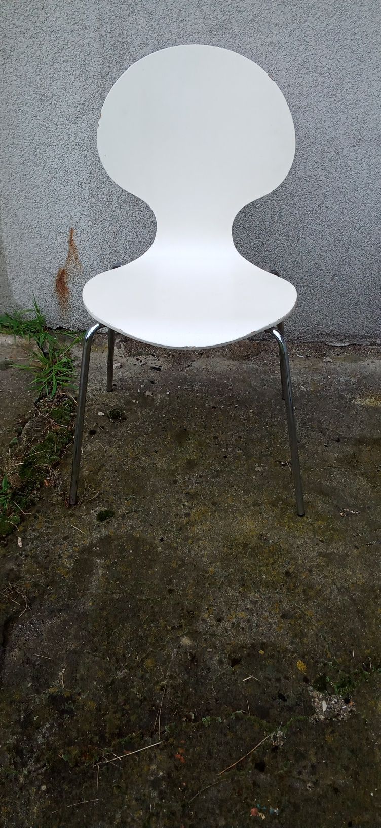 Krzesła białe 2 szt