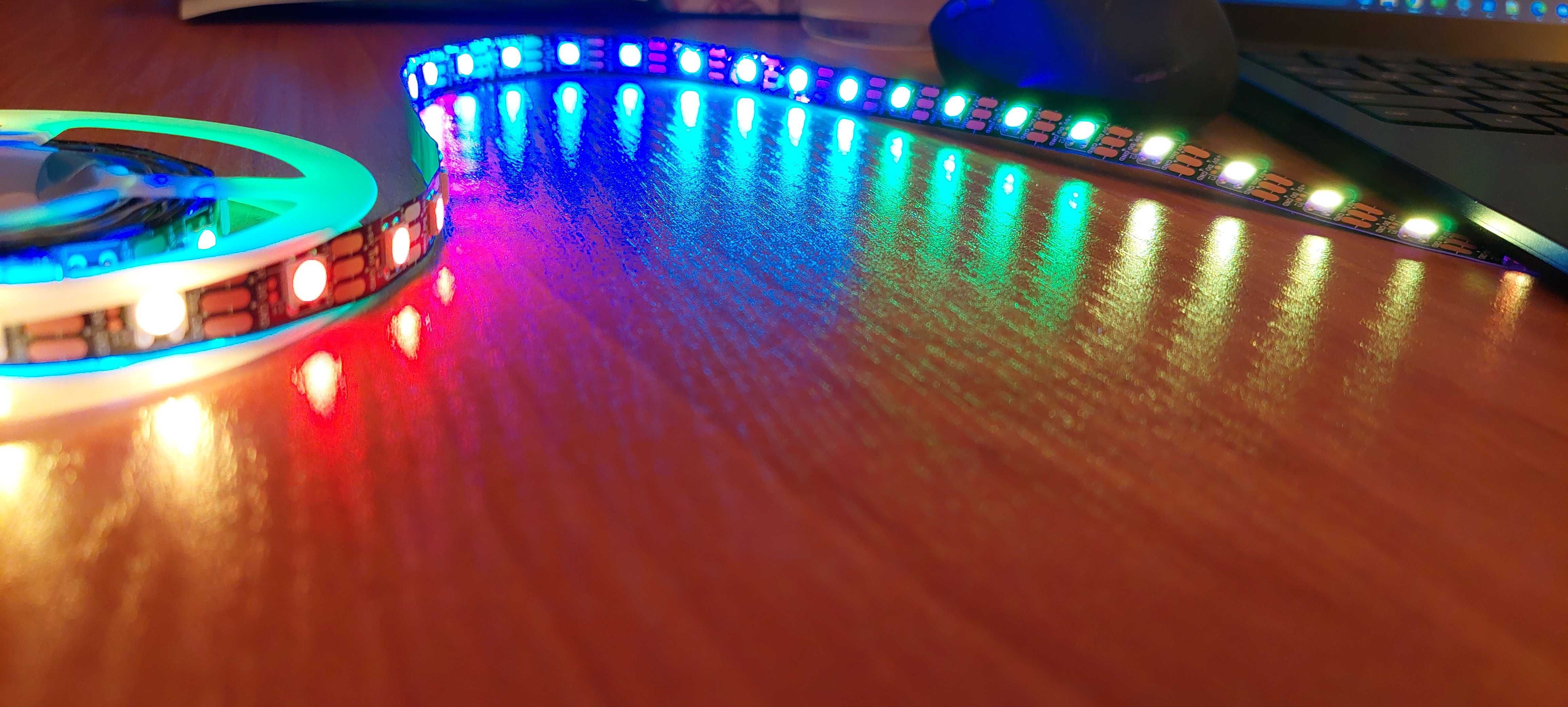 Kontroler SP621E z taśmą LED RGBIC IP65 (3m, 60l/m), nowe