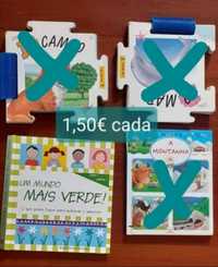 Livros infantis variados