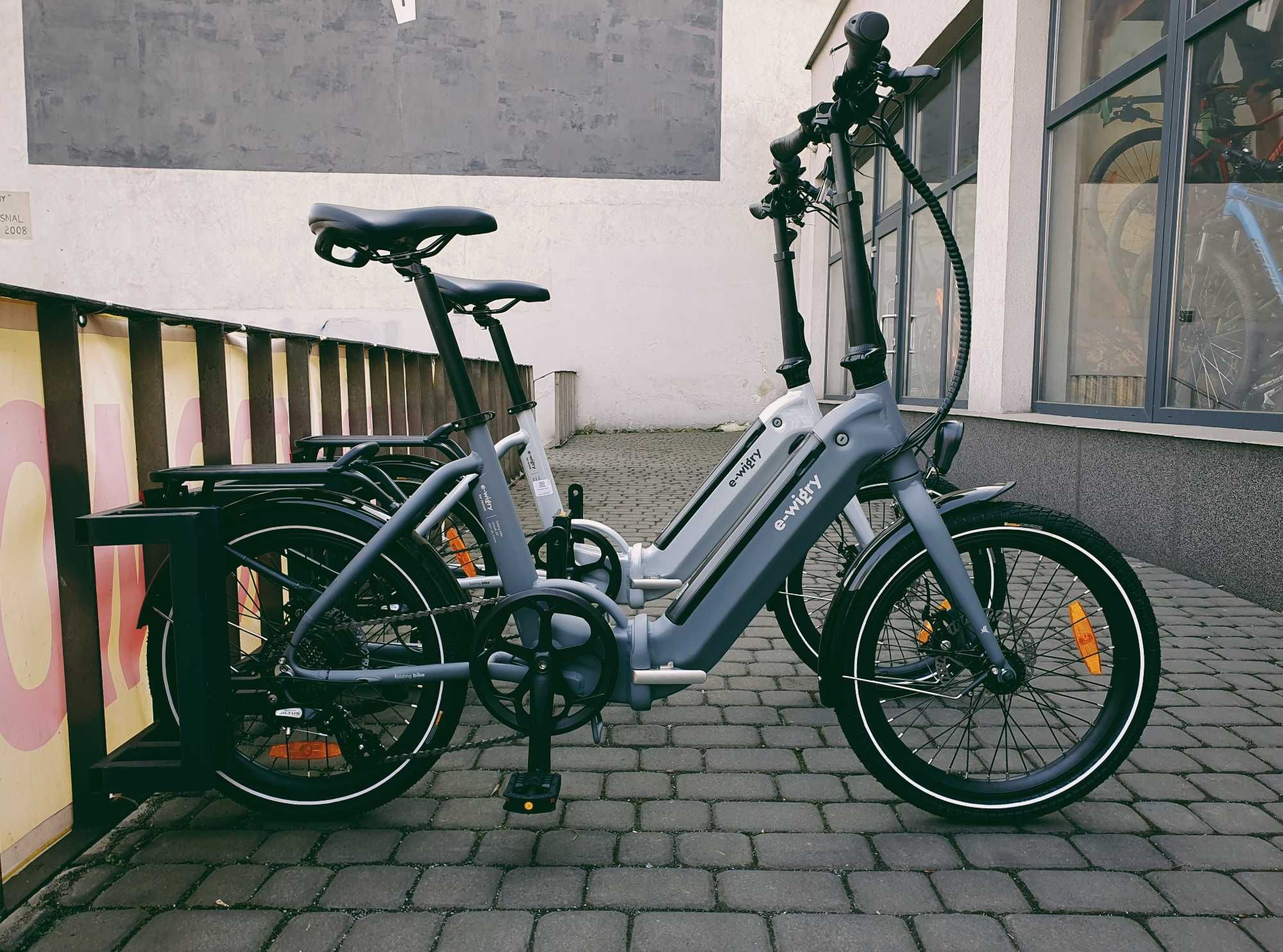 Romet E-Wigry 20", rower elektryczny, składak, 374Wh, 2024