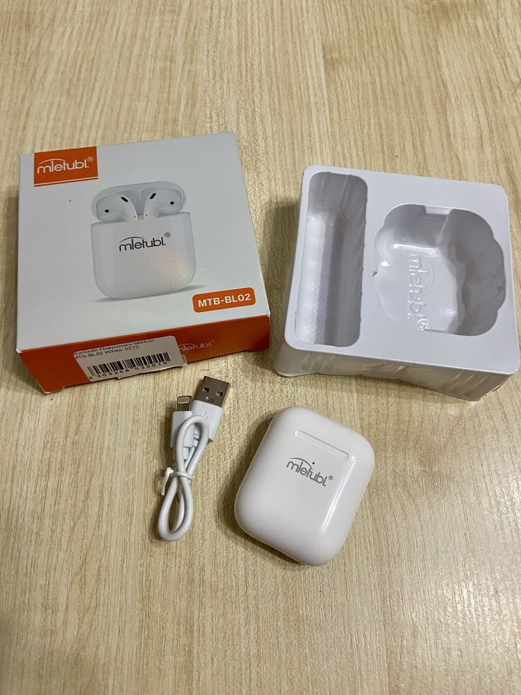 Безпроводні Bluetooth Навушники MIetubl MTB-BL02 White