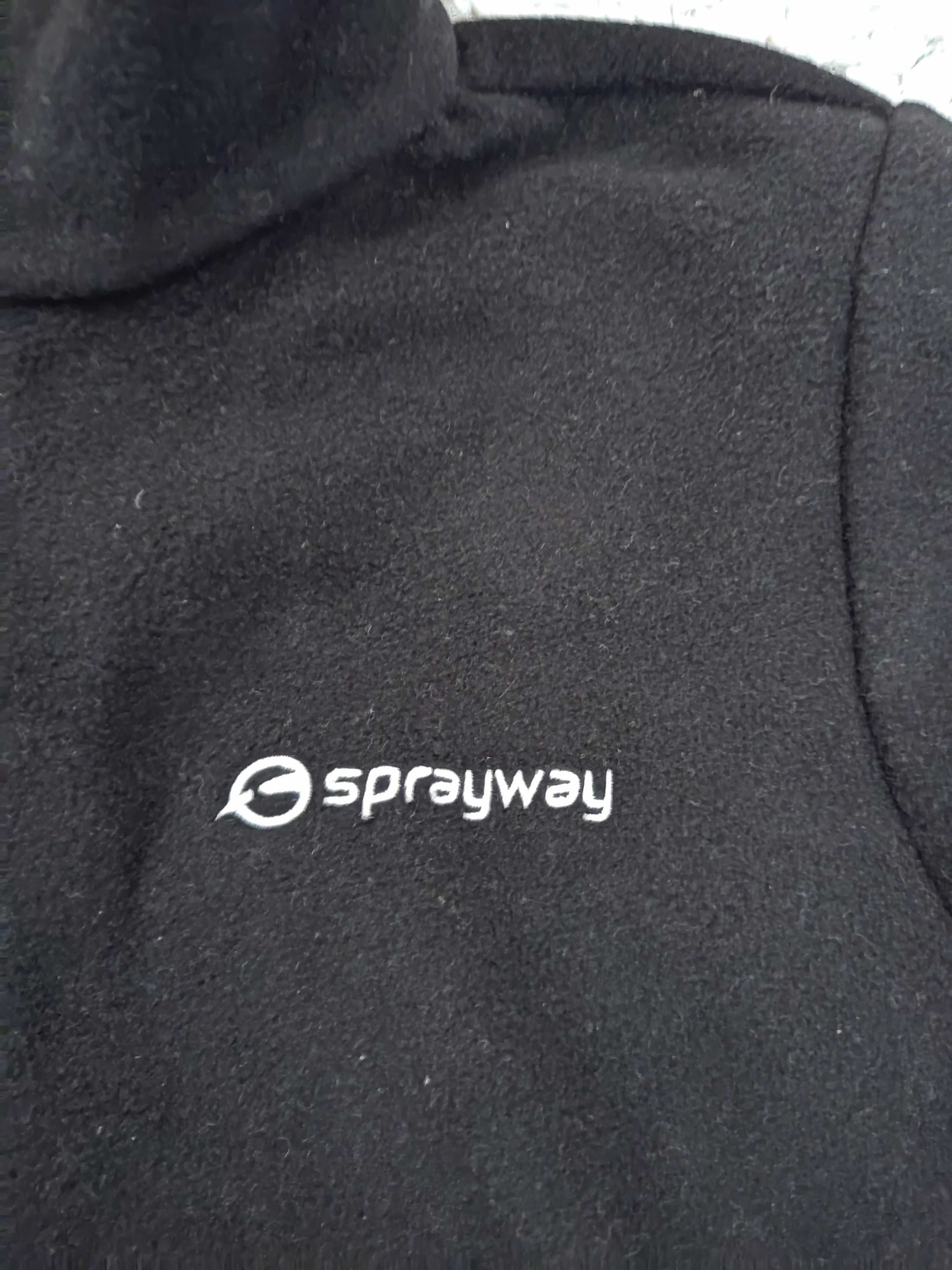 Sprayway  nowy, ciepły czarny polar r. 134/140