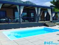 Basen poliestrowy Malediwy 6x3x1.35 z izolacją - PRODUCENT Bestpools
