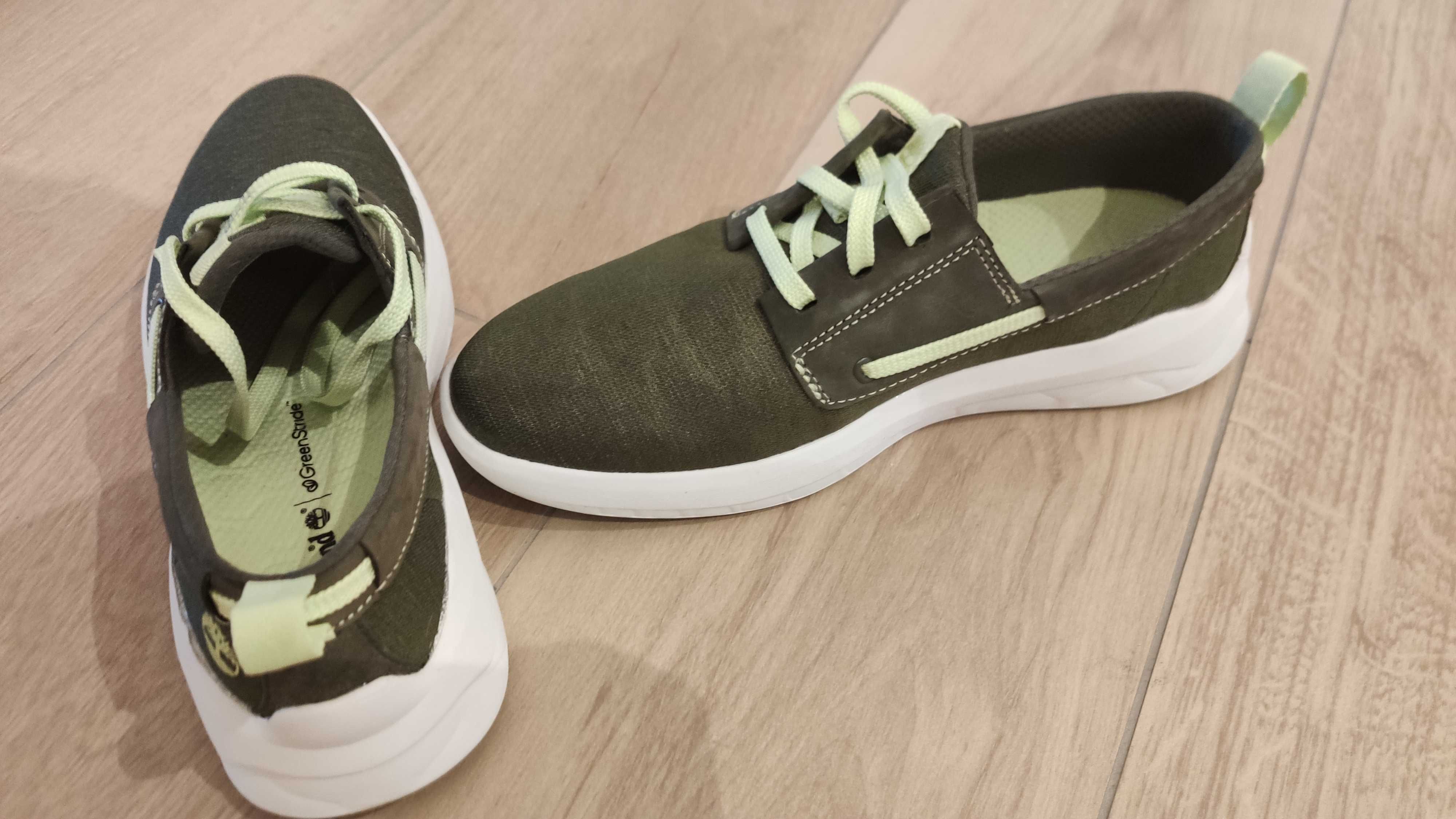 Buty Timberland BRADSTREET - zielone niskie sneakersy - rozmiar 41