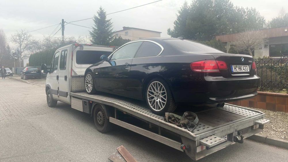 Transport Aut Samochodów Holowanie Maszyn rolniczych AutoLaweta Laweta