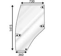 Szyba drzwi lewa Case CX, MX McCormick 192003A6