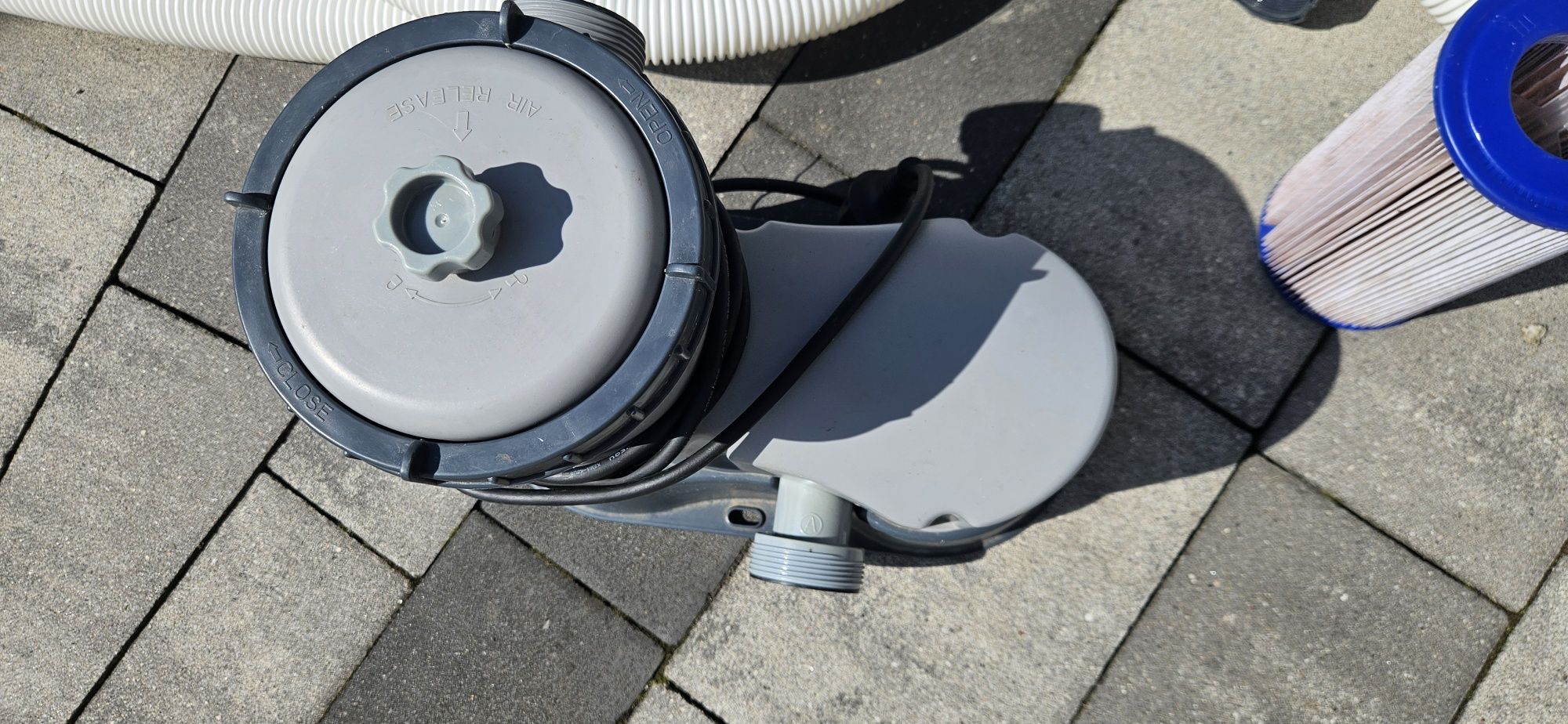 Pompa filtrująca +filtr basenowy Bestway 58389 + 2 węże/rury