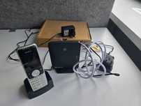 Telefon voip Yealink W53P + baza W60B idealny