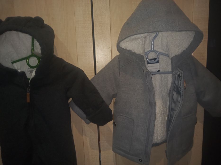 Kombinezon, kurteczka jesionka .cena za komplet