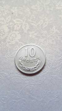 Moneta 10 groszy 1973 rok .