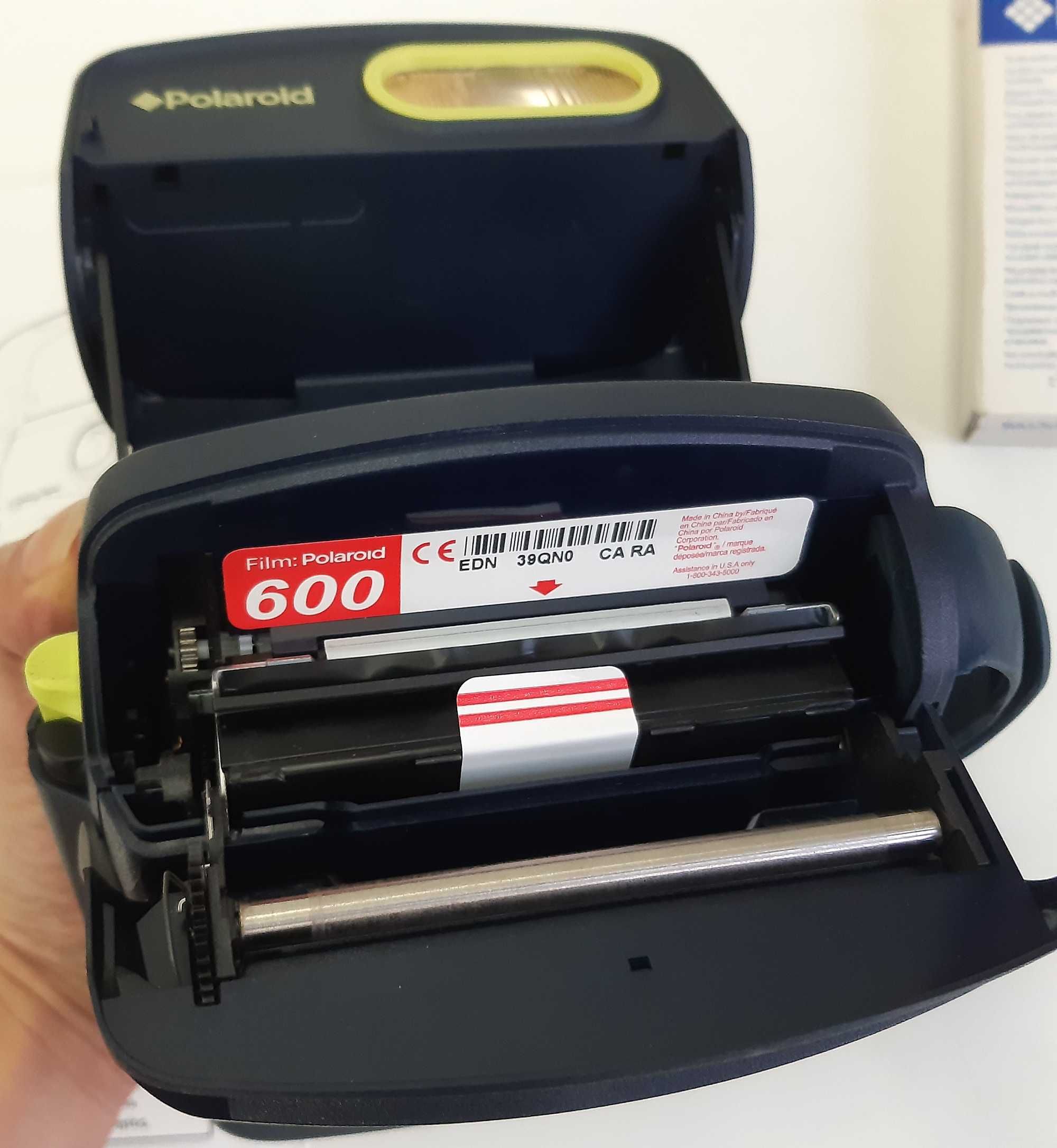 Máquina Fotográfica Instantânea Polaroid 600 Azul Funcional
