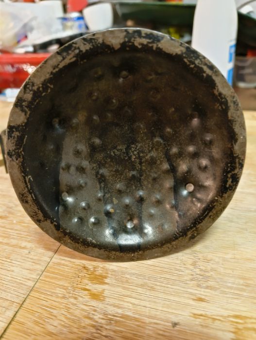 Stary gong  metalowy