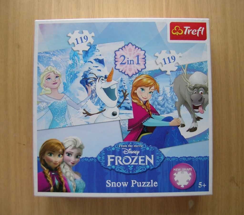 Puzzle Disney FROZEN - Snow Puzzle 2 in 1