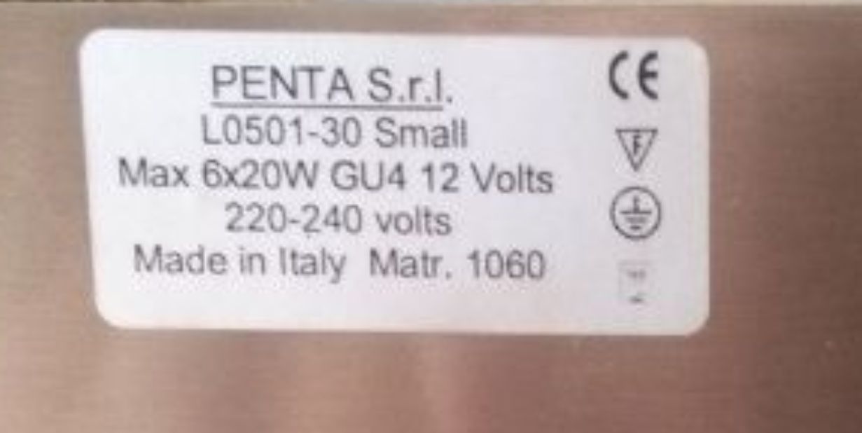 Kinkiet, niepowtarzalna i wyjątkowa lampa, Jei Jei Penta Light Italy