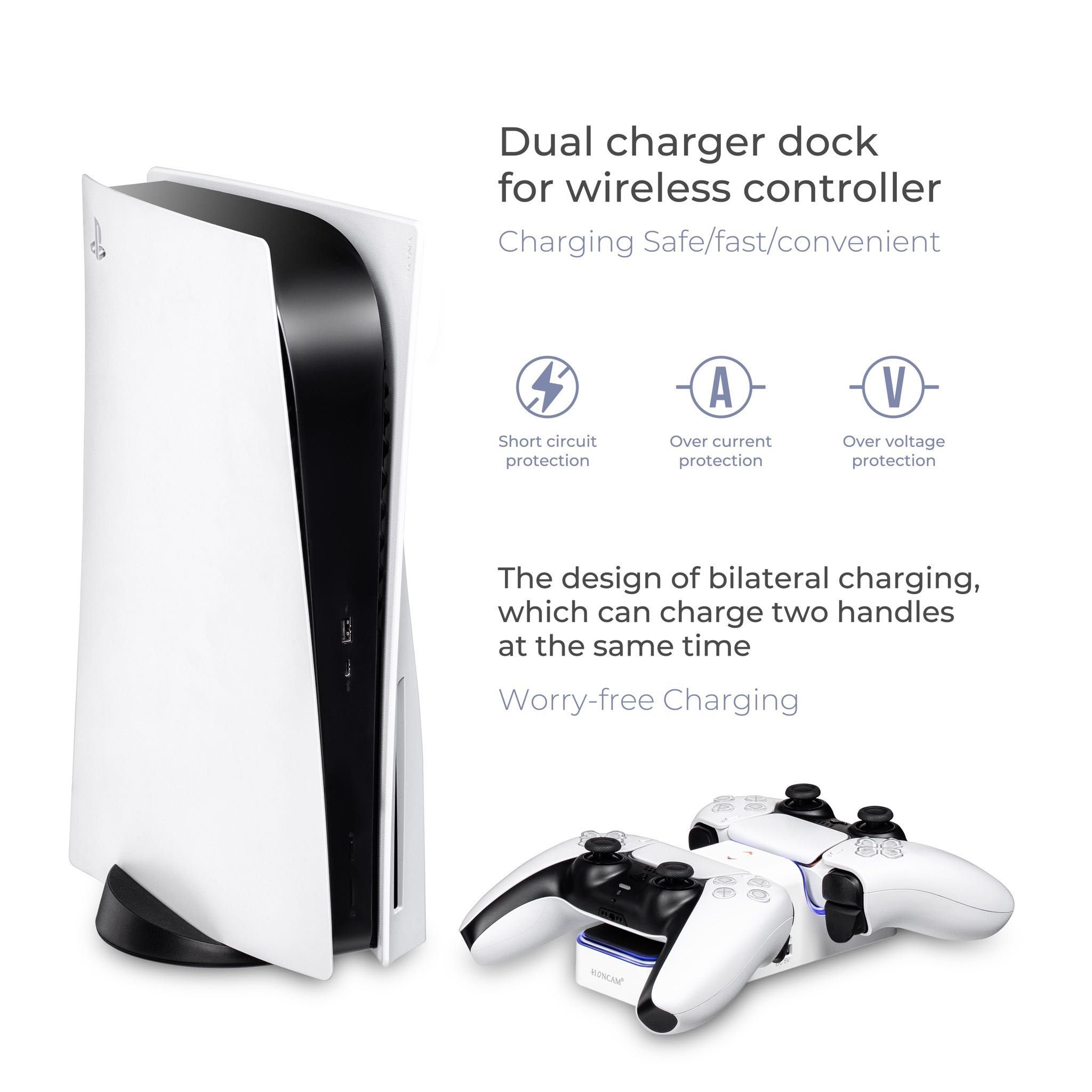 Зарядка для двух контроллеров PS5 / Controller Charger PlayStation 5