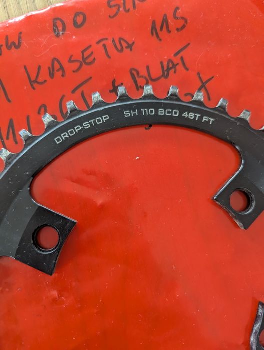 Blat Wolf z nyplami i kasetą sunrace
