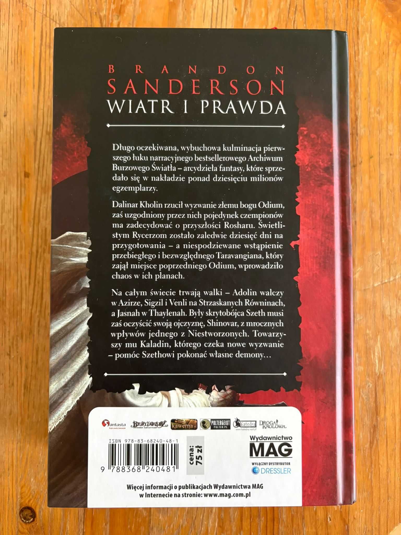 "Wiatr i prawda" Tom 1 - Brandon Sanderson