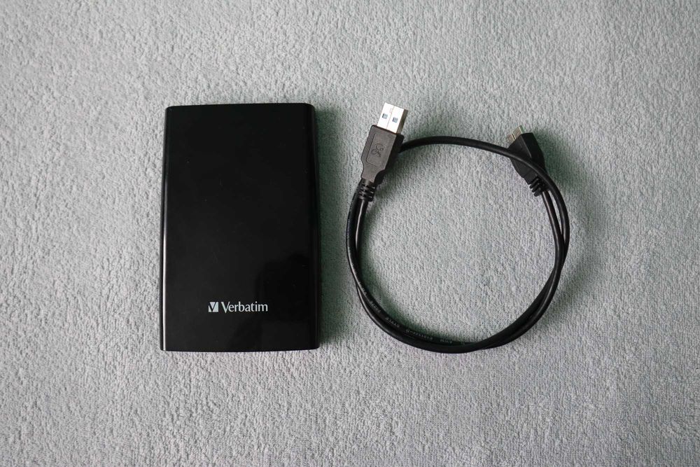 2x dysk zewnętrzny 500 GB (WD + Verbatim) + kieszeń na dysk Orico
