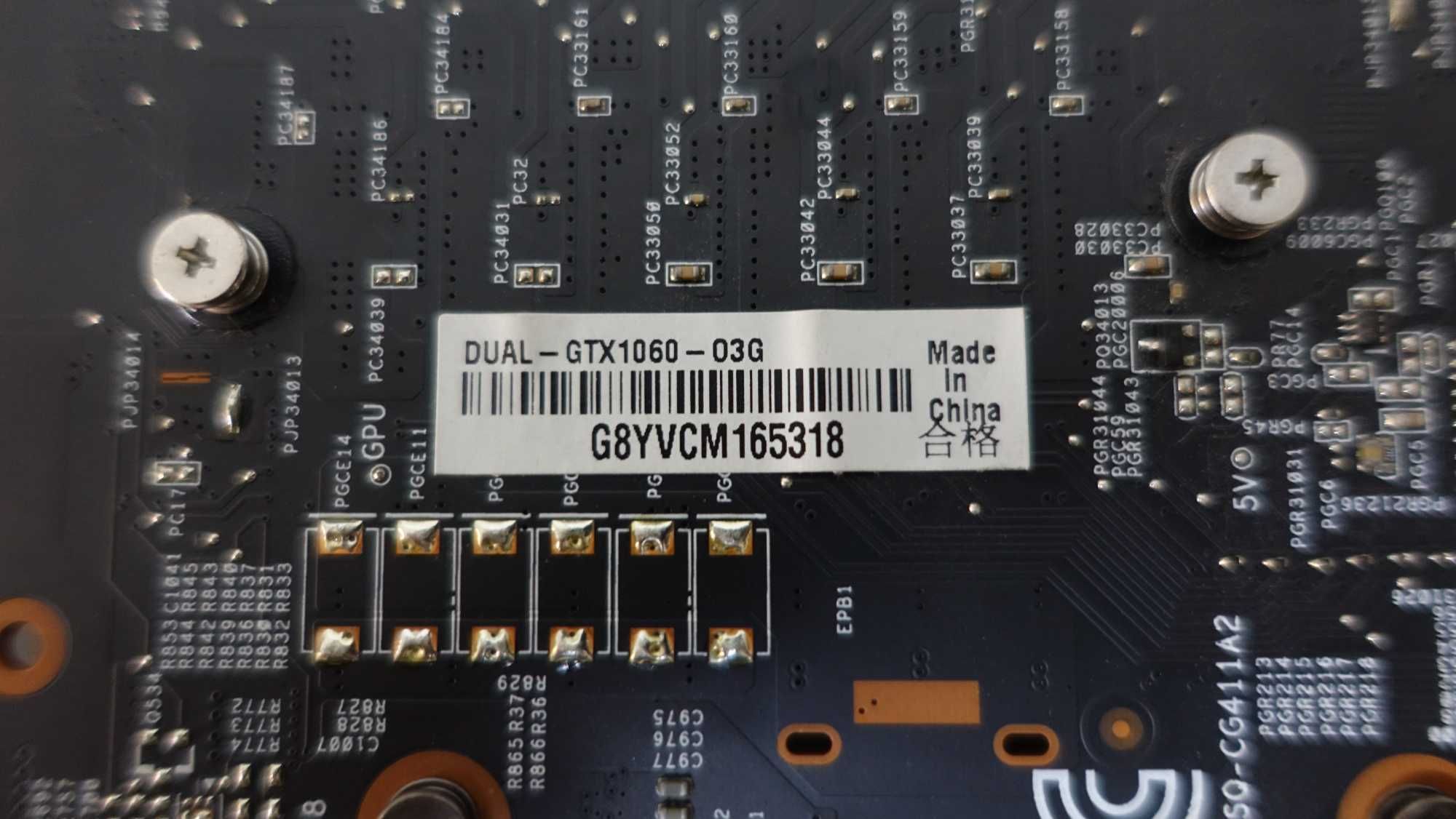 Placa Gráfica ASUS DUAL-GTX1060-O3G