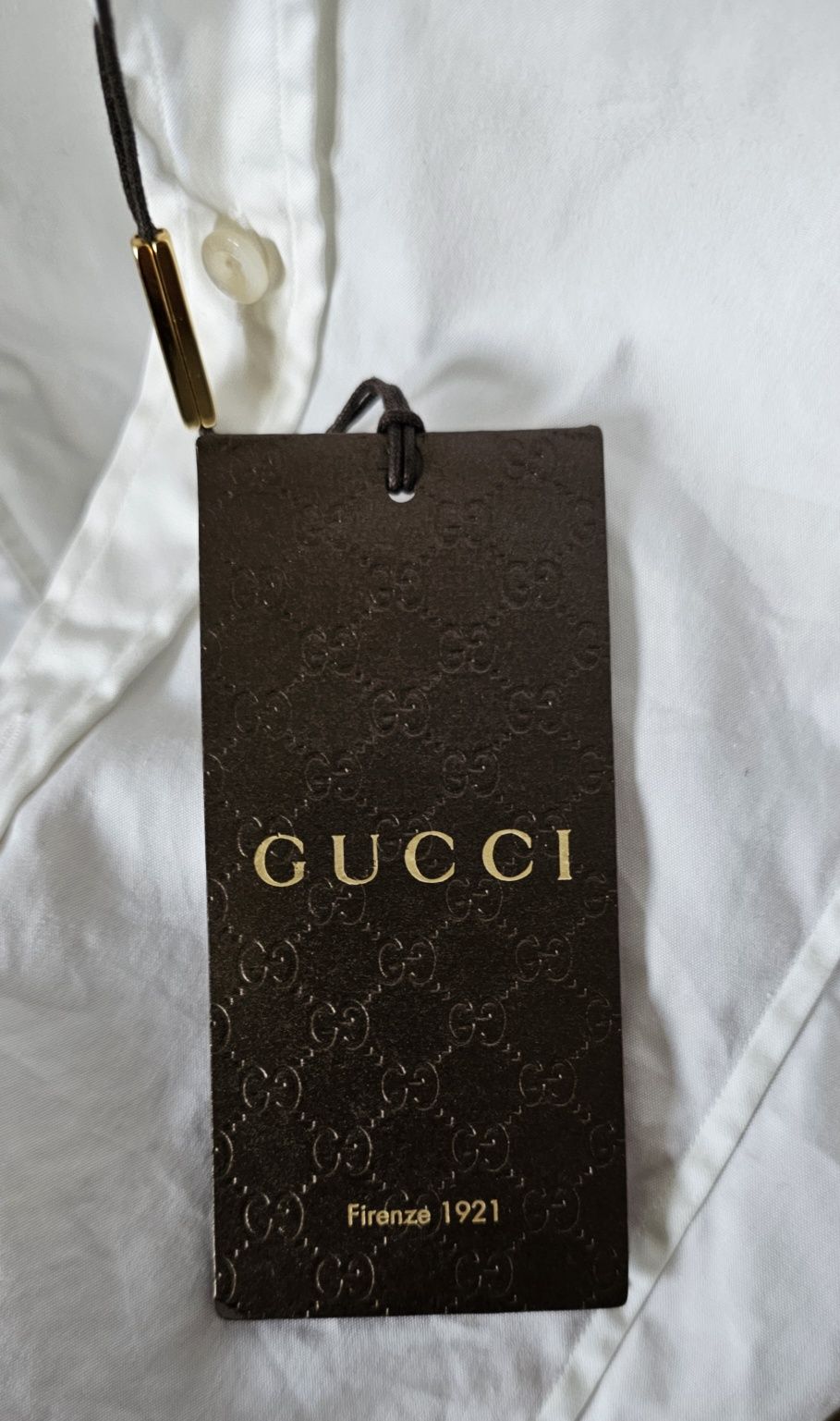 Biała koszula Gucci